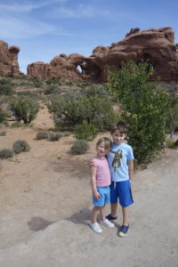 Ben and Katie at Double Arch.